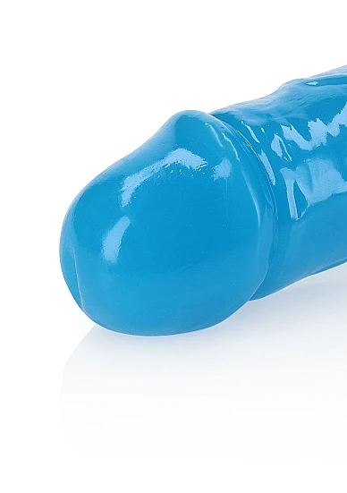 Realrock 12" Glow-N-Dark Double Dong Blue - Image 2