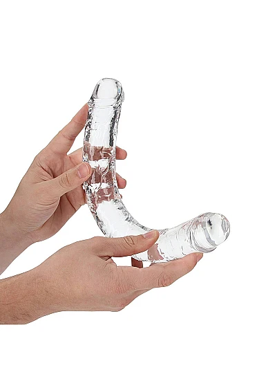 Realrock 13" Double Dildo Clear - Image 4