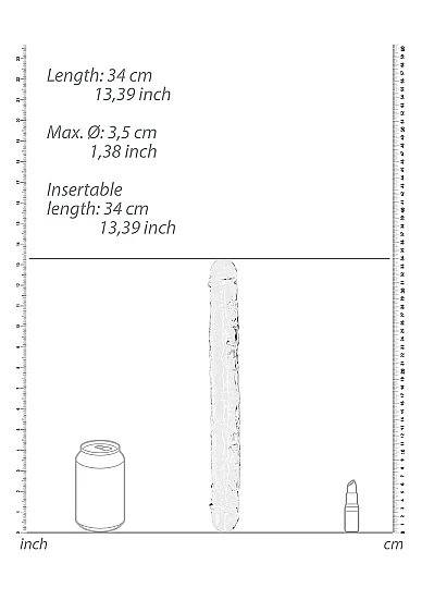 Realrock 13" Double Dildo Purple - Image 4