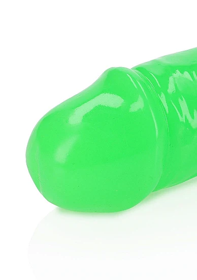 Realrock 15" Glow-N-Dark Double Dong Green - Image 3