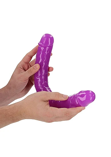 Realrock 15" Glow-N-Dark Double Dong Purle - Image 3