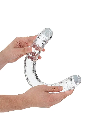 Realrock 18" Double Dildo Clear - Image 2
