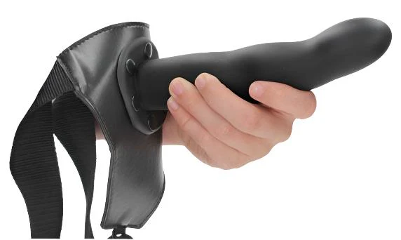 Ouch Curved Hollow Strap 8" Black - Image 3