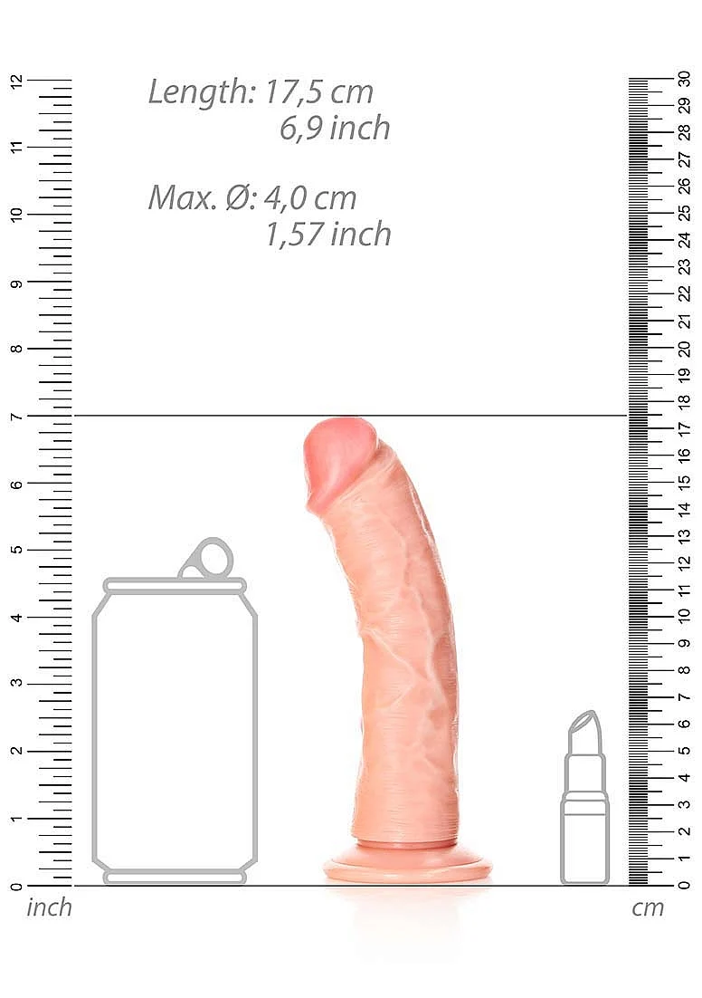 Realrock 6" Cock - Regular Curved - Flesh - Image 6