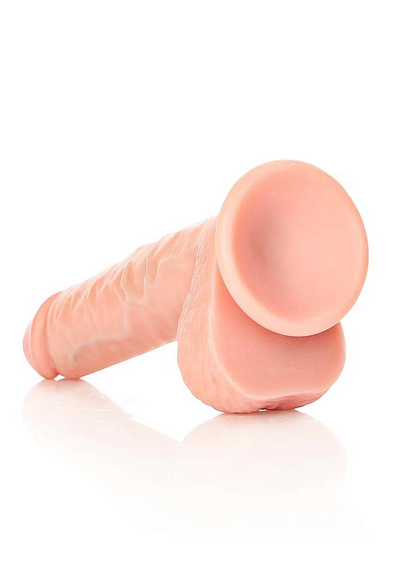 Realrock 7" Cock With Balls - Regular Straight - Flesh - Image 5
