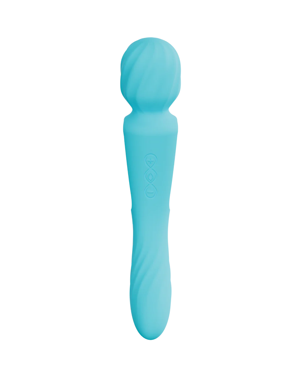 Lelo Switch Double Ended Wand Vibe Aqua - Image 7