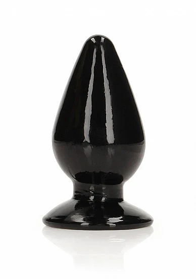Realrock 3.5" Crystal Clear Plug Black
