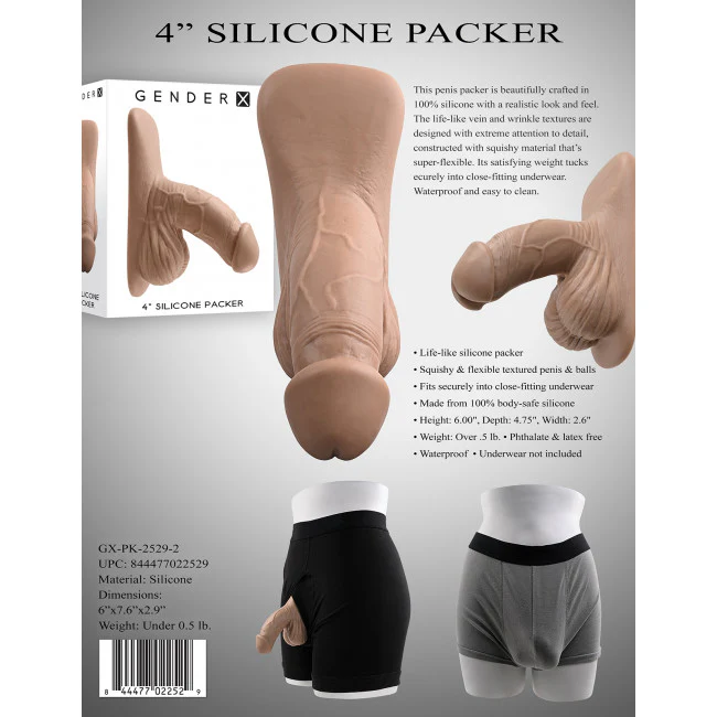 Gender X 4" Squishy Packer Medium - Image 2