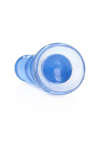 Realrock 5.5" Crystal Curvy Dildo Blue - Image 3