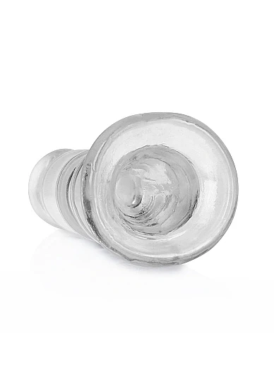 Realrock 5.5" Crystal Curvy Dildo Clear - Image 3