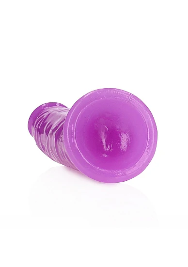 Realrock 6" Glow-N-Dark Dildo Purple - Image 3