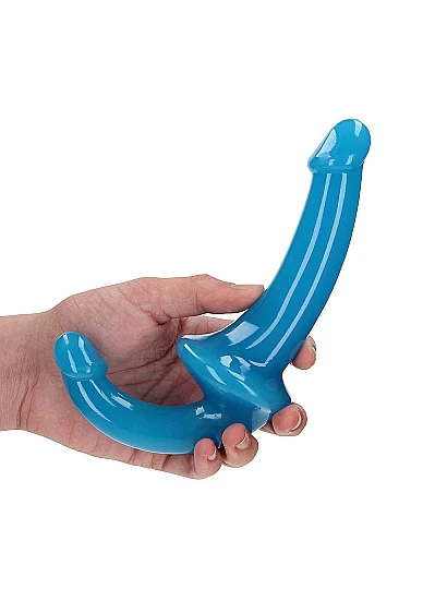 Realrock 6" Glow Strapless Strap Blue - Image 4