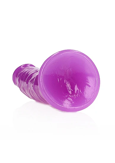 Realrock 7" Glow-N-Dark Dildo Purp - Image 3