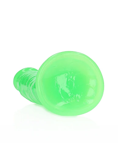 Realrock 7" Glow-N-Dark Dildo Green - Image 3