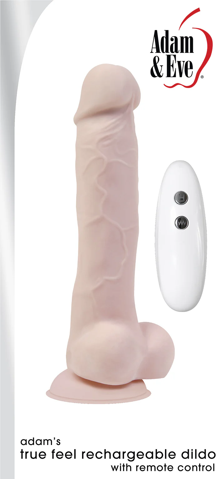Adam & Eve Adams True Feel Rechargable w Remote