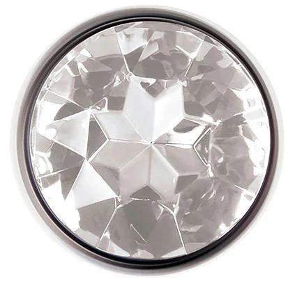 Adam & Eve Clear Gem Anal Plug Small - Image 2