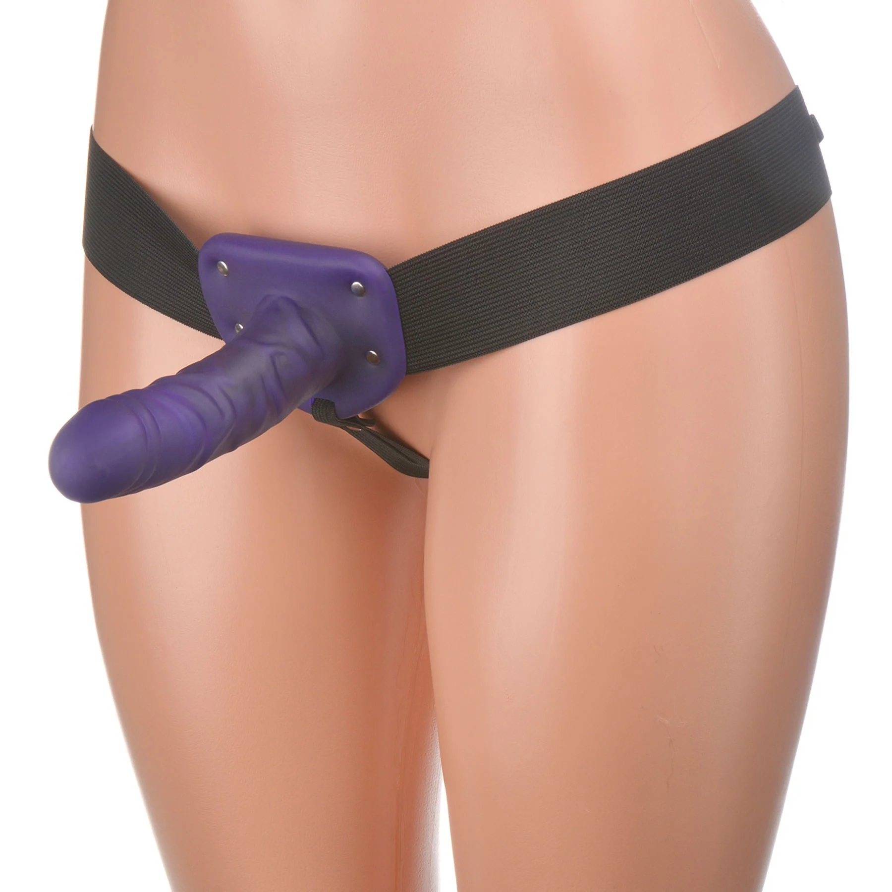 Adam & Eve Universal Vibrating Hollow Strap On - Image 2