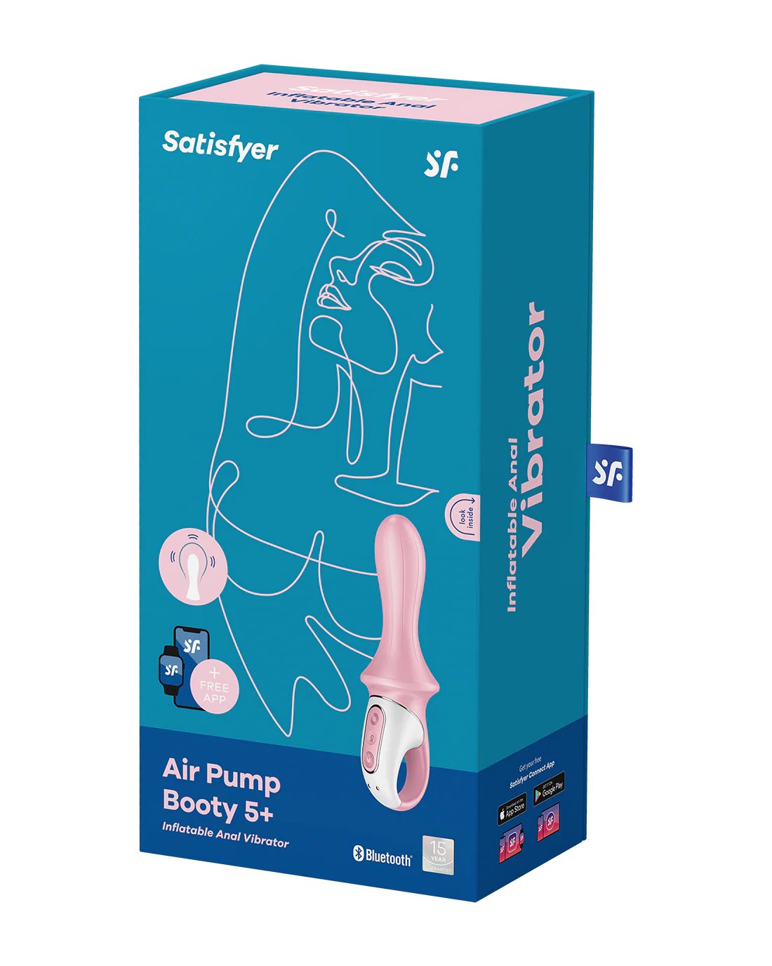 Satisfyer Air Pump Booty 5+ Pink