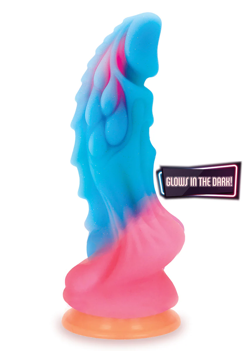 Alien Nation Glow Dragon 9" Silicone Glow in the Dark Creature Dildo - Image 2