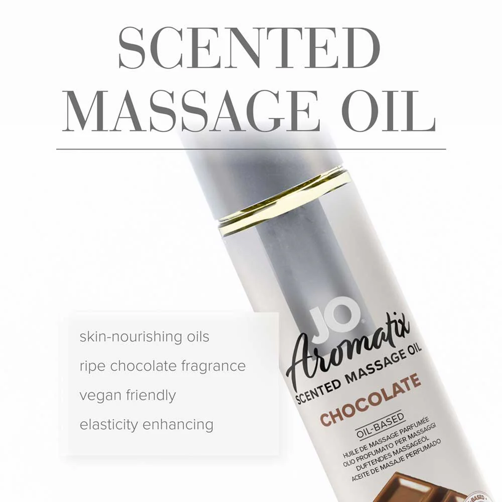 JO Aromatix Massage Oil Chocolate 120ml - Image 4