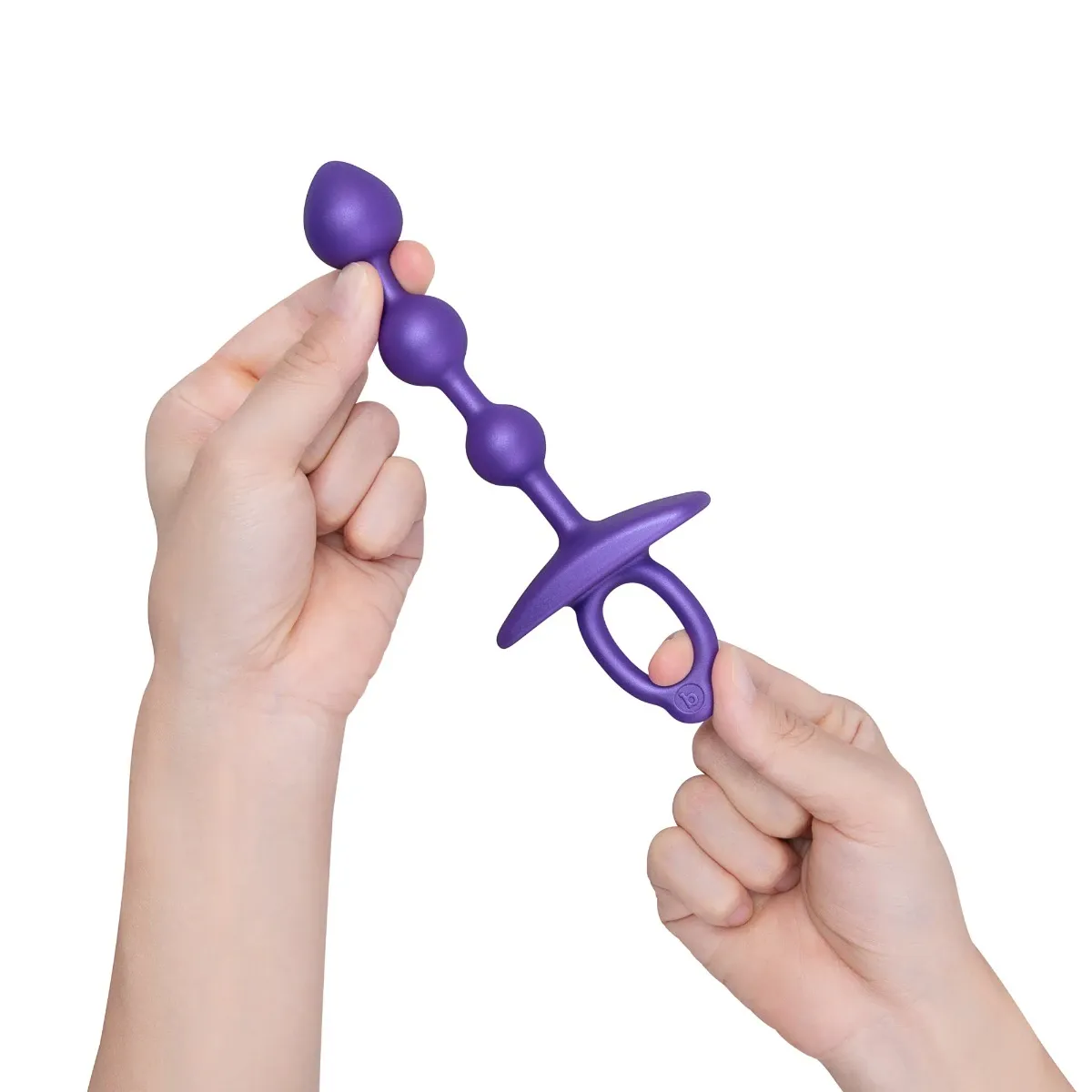 B-Vibe Butties Zip Silicone Anal Beads - Image 3