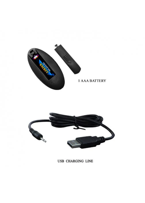 Pretty Love Beaded Rotating Plug Black w Remote Control - Image 6
