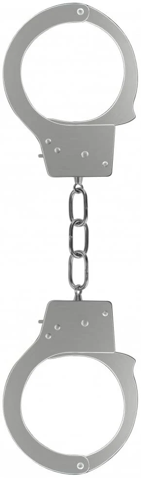 Ouch Beginner Handcuffs Metal Silver - Image 2