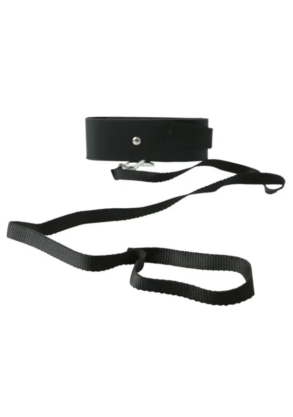 S&M Black Leash and Collar - Image 2