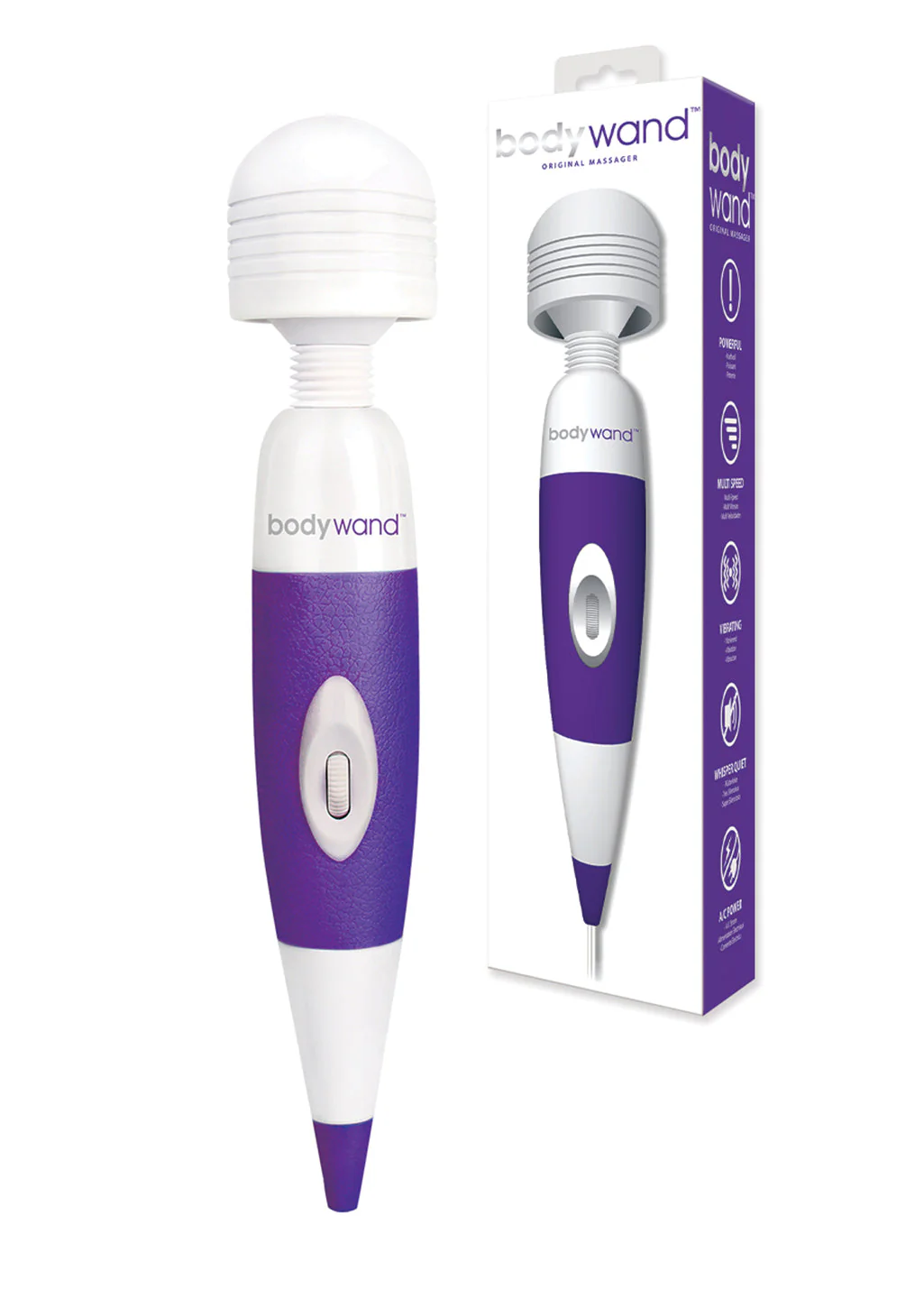 Bodywand Original Plug-In Massager Purple - Image 5
