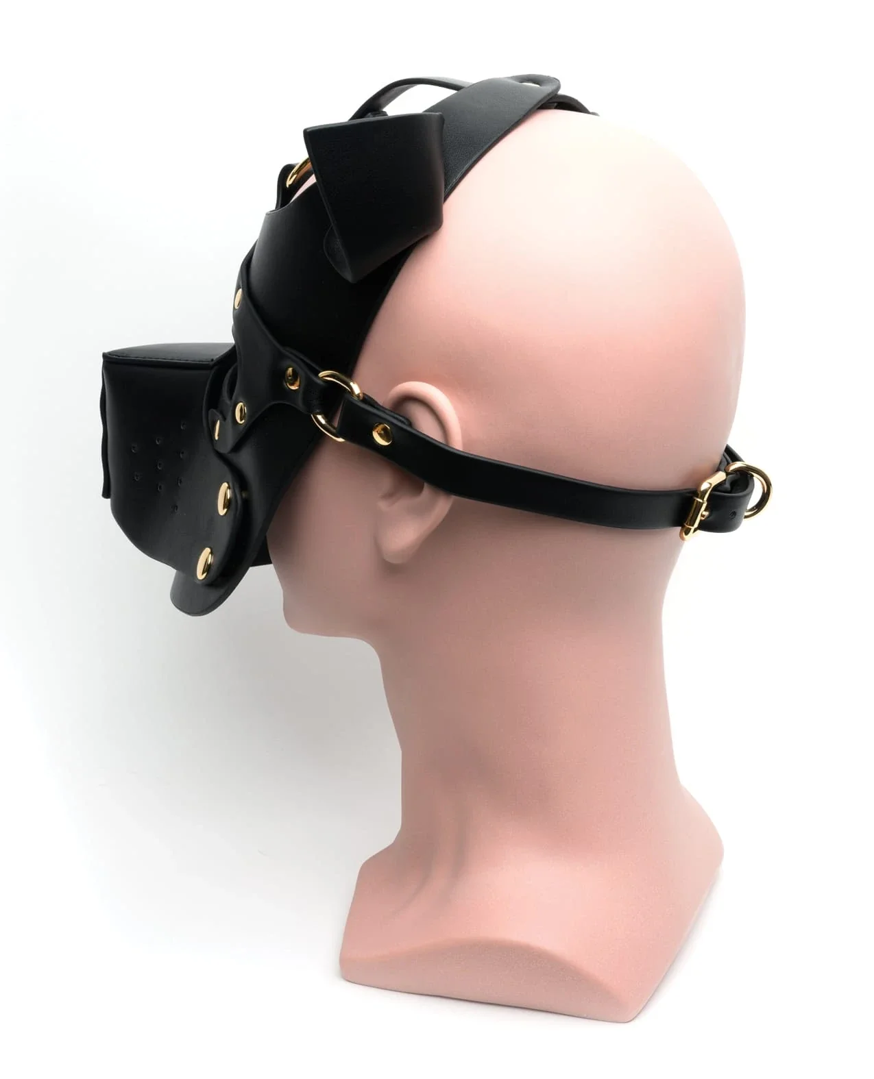 Bondage Pup Hood Black - Image 2