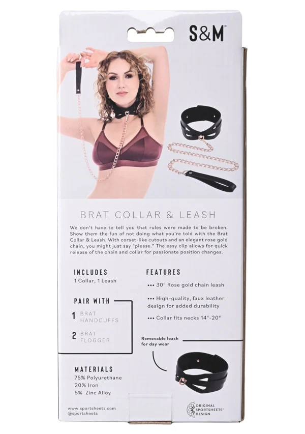 S&M Brat Collar & Leash - Image 5