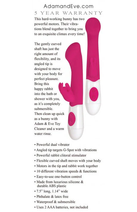 Adam & Eve Bunny Love Silicone G - Image 6