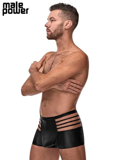 Male Power Cage Matte Black Short Black XL - 121261 - Image 2