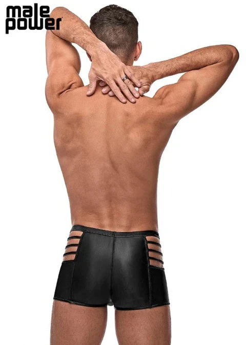 Male Power Cage Matte Black Short Black XL - 121261 - Image 3