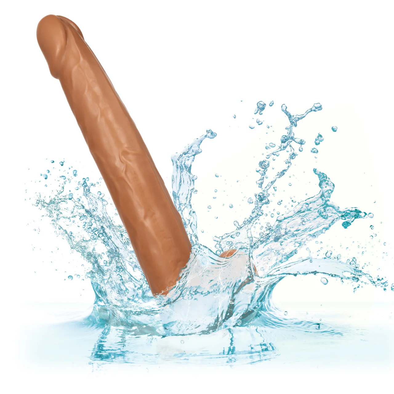 Cal Exotics Size Queen 12" Brown Dong w/ Balls - Image 6