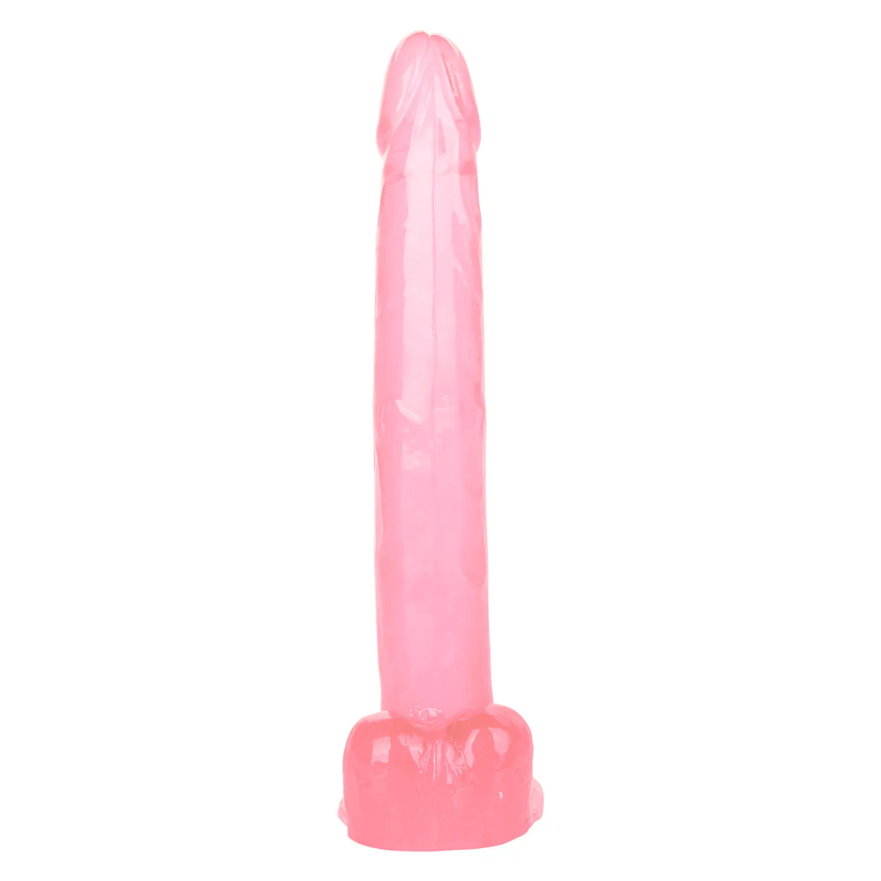 Cal Exotics Size Queen 12" Pink Dong w/ Balls - Image 8
