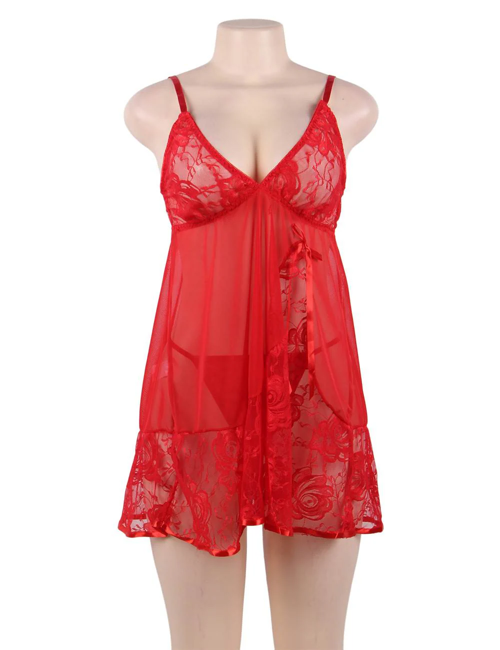 Oh Yeah Chemise Red R80158-3P XL - Image 4