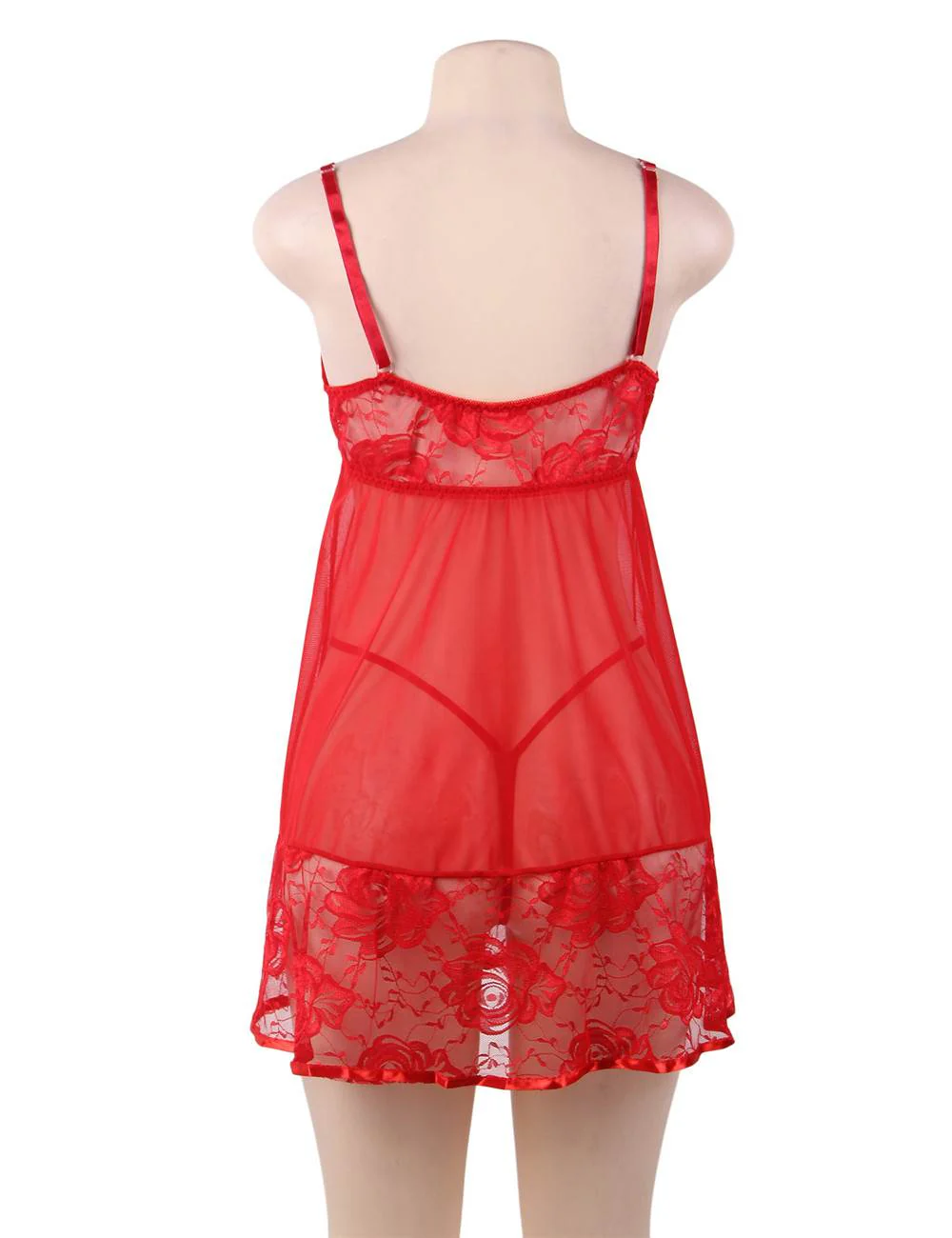 Oh Yeah Chemise Red R80158-3P XL - Image 5