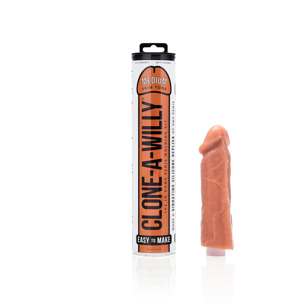 Clone-A-Willy Vibrating DIY Dildo Kit Medium Skin Tone - Image 2