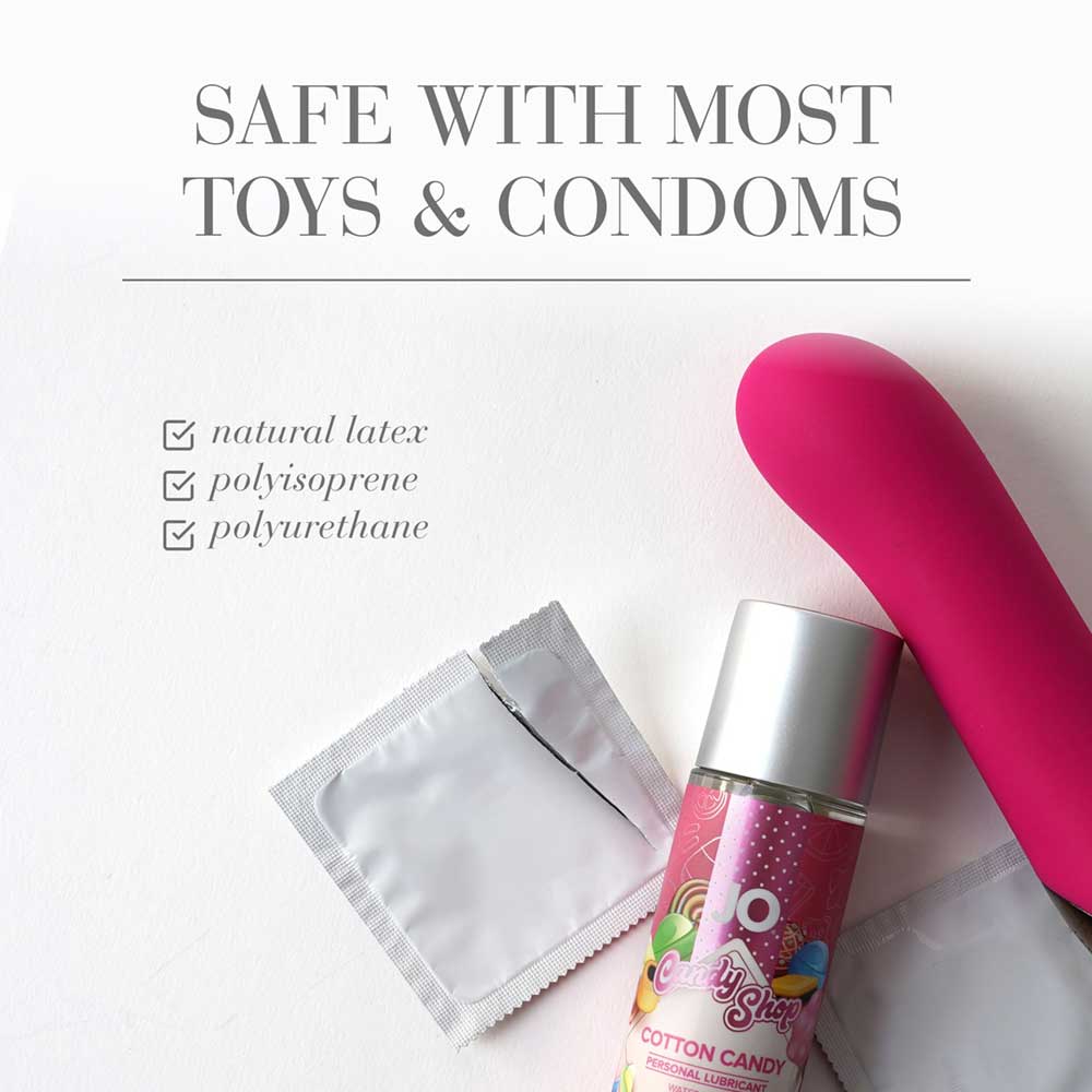 JO Candy Shop Cotton Candy Flavoured Lube 60ml - Image 4