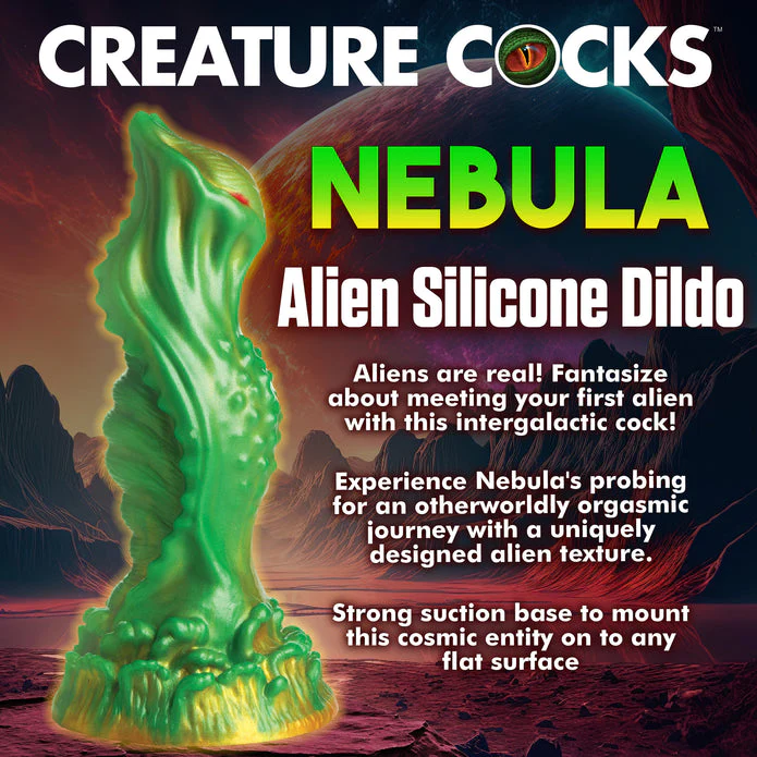 Creature Cocks Nebula 7.6" Silicone Suction Cup Dildo - Image 11
