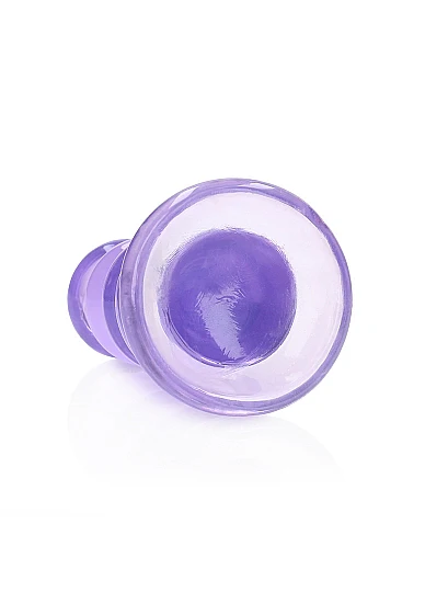 Realrock 5.5" Crystal Curvy Dildo Purple - Image 3