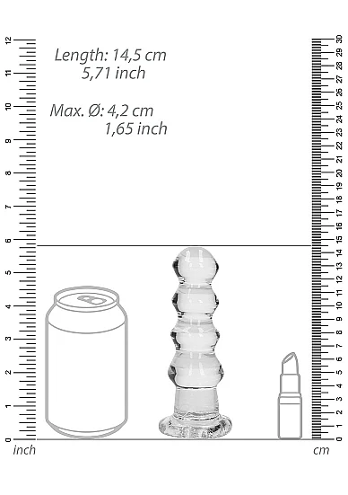 Realrock 5.5" Crystal Curvy Dildo Purple - Image 4