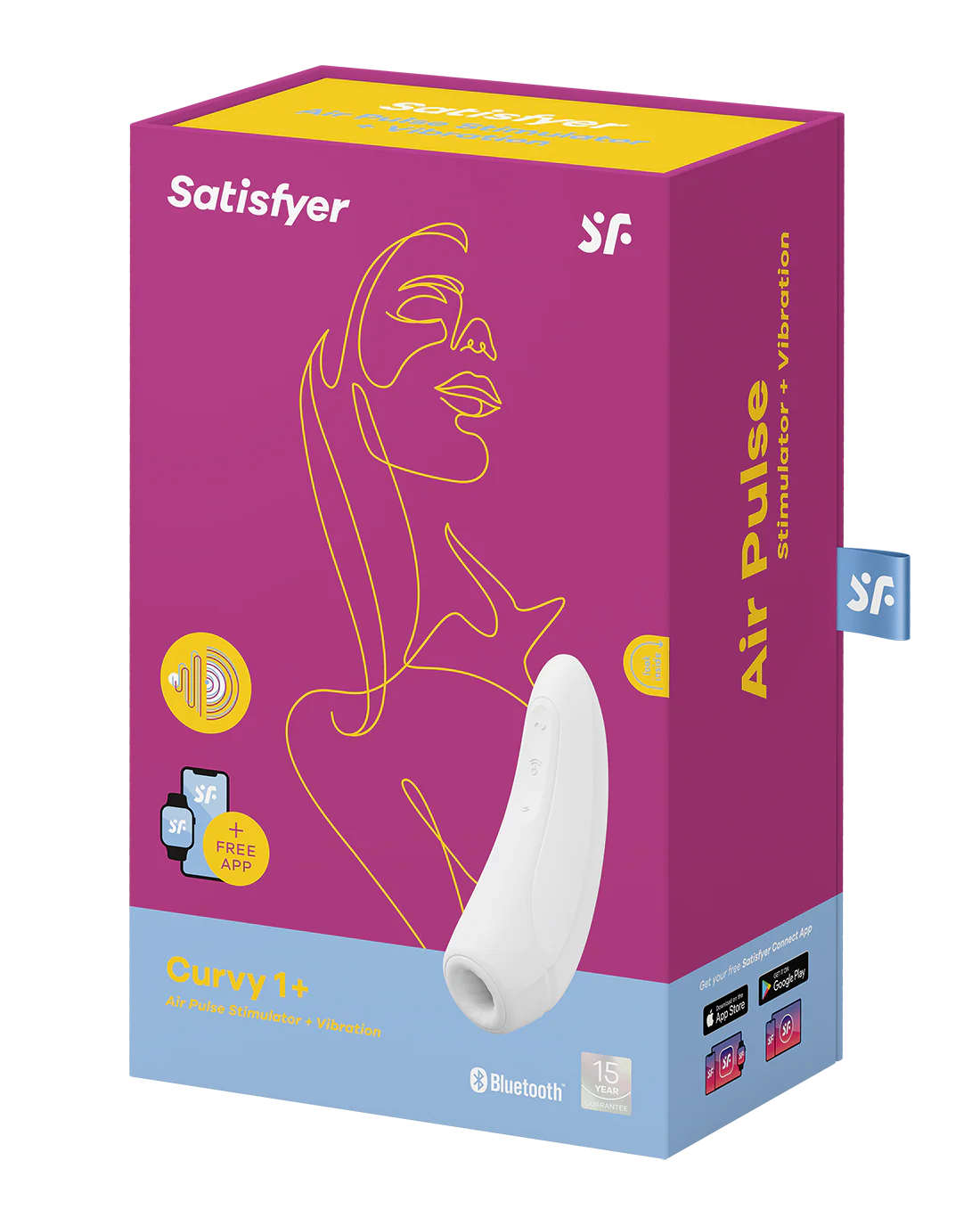 Satisfyer Curvy 1 Plus White