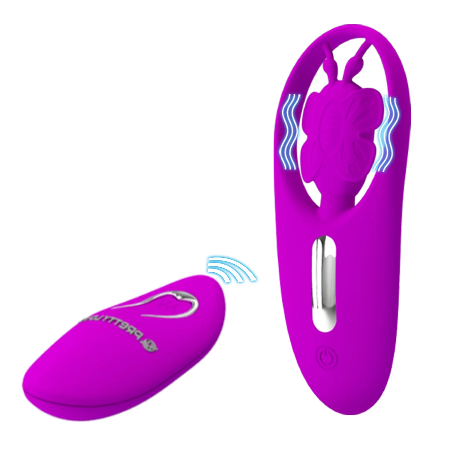 Pretty Love Dancing Butterfly Panty Vibe Purple 070ZW - Image 2