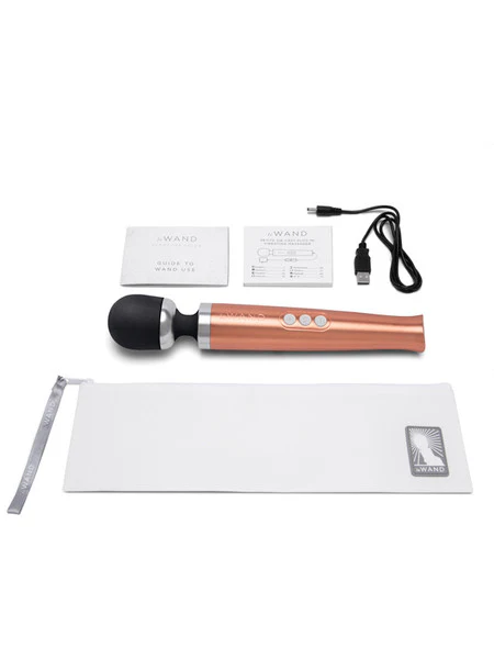 Le Wand Die Cast Rechargable Massager Rose Gold - Image 5