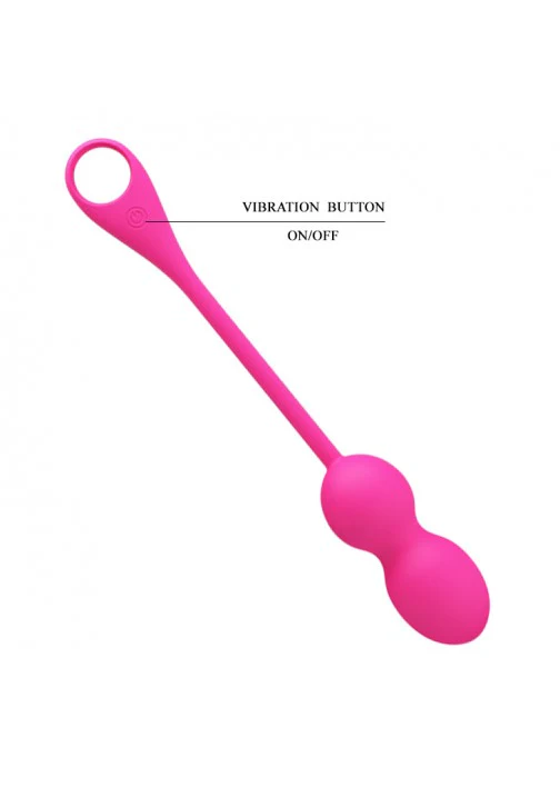 Pretty Love Elvira App Vibrating Kegel Balls - 212HP-1 Pink - Image 5