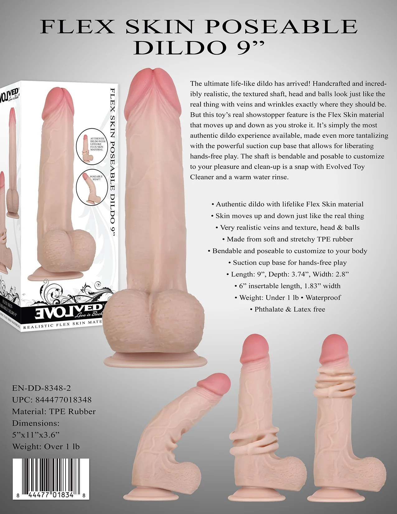 Evolved Flexiskin Poseable 9" Light - Image 3