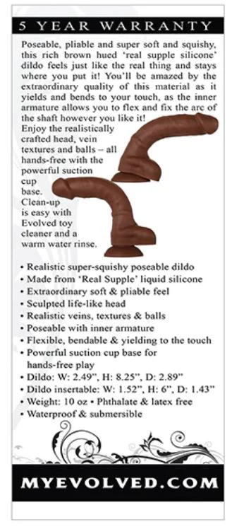 Evolved Real Supple Pose 8.25" brown - Image 2
