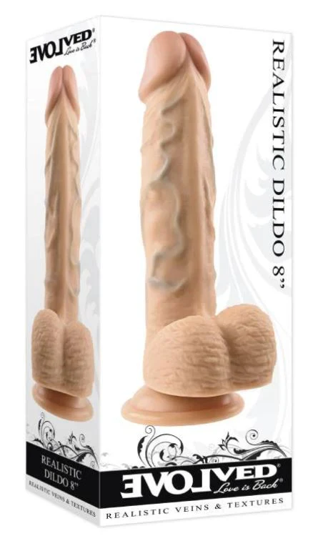 Evolved Realistic Dildo 8" Light - Image 4